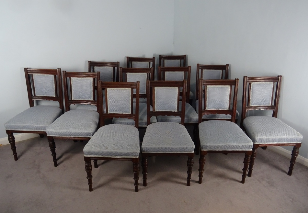 A Superb Set Of 12 Maple and Co. London Mahogany Dining Chairs (21).JPG